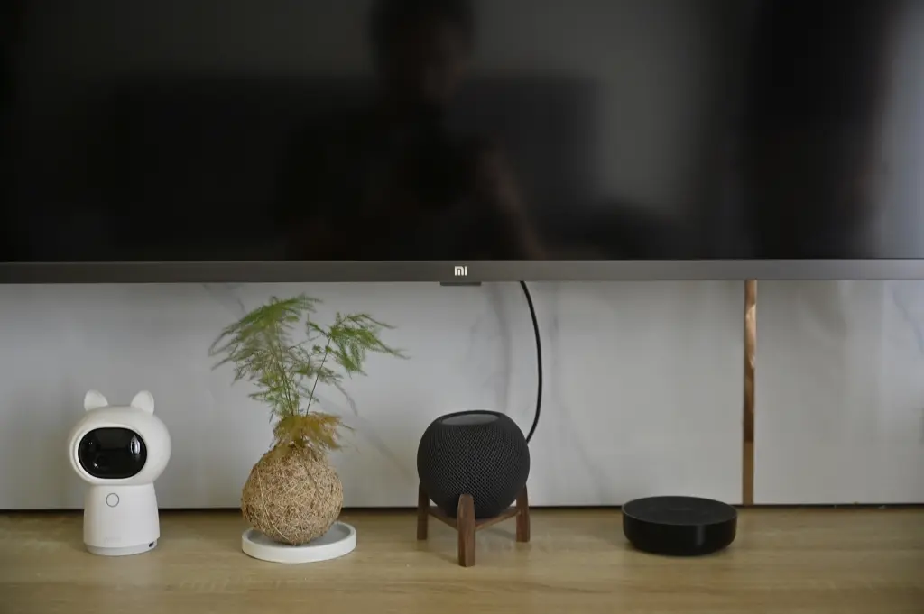 台中西屯案場實景:三樓客廳(HomePod mini 備援中樞位置)